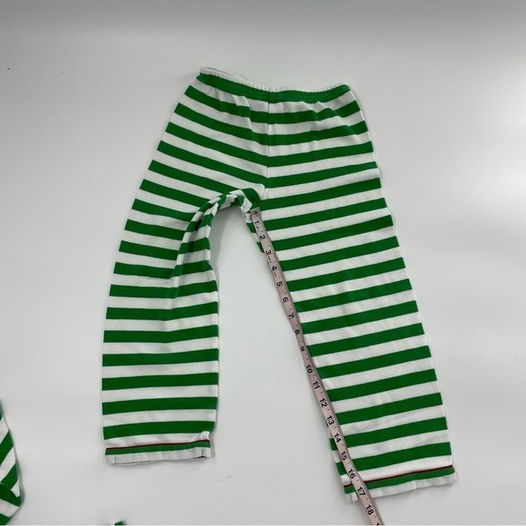 Bayou blanks Green and White Stripe Pajama Set - Picture 4 of 5